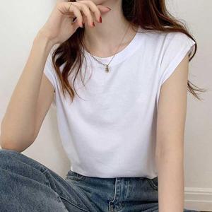 [JHQQO5U1_4B]티셔츠 여름 박스티 여성 박스핏 나시 데일리