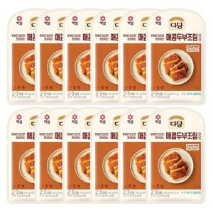 [CJ]백설 다담 매콤두부조림양념140g x12개