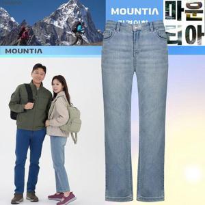 [마운티아]  25년형 여성 워싱데님팬츠#2 테이퍼드핏