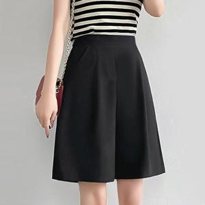 [유니제이] 이지 핀턱 와이드 5부 반바지