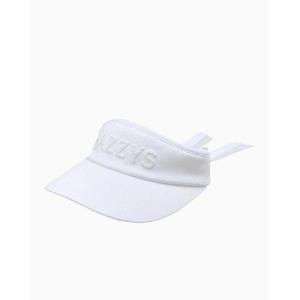 갤러리아_[25FW]화이트 여성 로고 리본 바이저 HWHE5F601OW