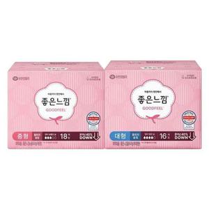 좋은느낌 오리지널 울트라날개 생리대 중형/대형 (WFH701T)