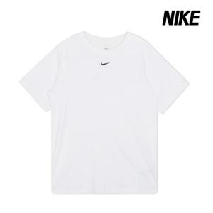 나이키 반팔티 NSW 에센셜 티셔츠 여성 화이트  FD4150-100