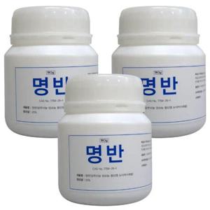 삼현제약 명반 180g 3개 백반가루 뱀퇴치 봉숭아 캠핑 WFKKHWZ