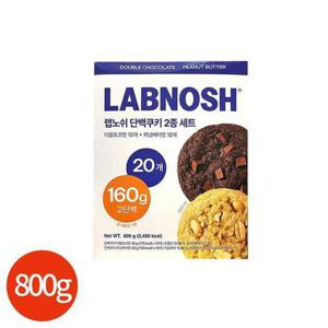 LABNOSH 랩노쉬 단백질 쿠키 2종 40g x 20개