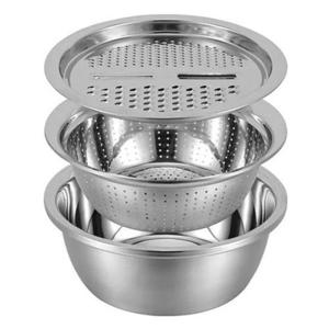 스텐 믹싱볼 채반 채칼 3P세트 WFHKSUC