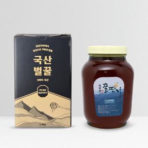 [더싱싱] 양봉산물인증! 지리산 사양밤나무꿀 2.4kg