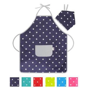 [더해피]핸드메이드 아동용 목끈형 앞치마-별빛