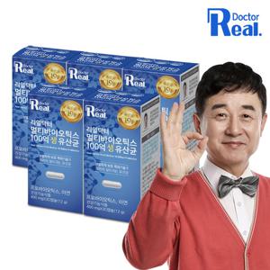 리얼닥터 멀티바이오틱스 100억 생유산균 400mgX30캡슐 5개 (5개월분)