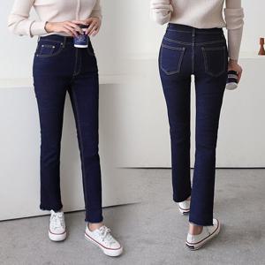 PN 비비밴딩데님팬츠528(E626H109) 여성 빅사이즈