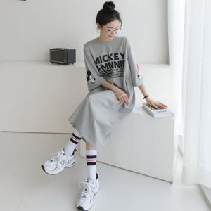 아이우먼 빅페이스미키원피스 TSC725M202 빅사이즈