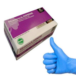 니트릴장갑 100매 미용실 식당 병원 요리용 의료용 (WA9C5E7)