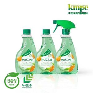 [은나노스텝]시즌3 다용도세정제 550ml3개 (분무기1개)