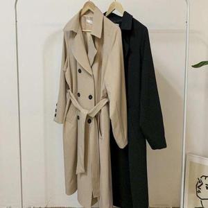 [셀러허브_여성트랜드패션]빅사이즈벨티드코트 P025L501 케이프린벨티드바바리 IR