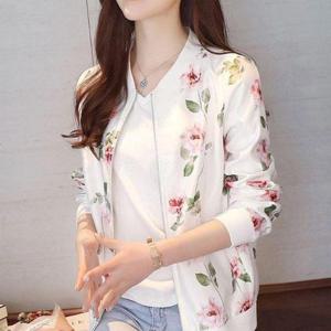 은창)화이트 로즈 브라이트 지퍼 잠바 바람막이 자켓 WFH2MRS