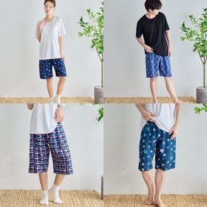 [우일인견] 국내산 100% 시원한 여름 잠옷 인견 남/여 파자마 5부/7부 택1