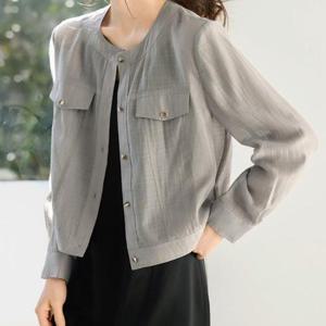 [렐라웨어]여름 앤 간절기 시스루 블라우스 자켓