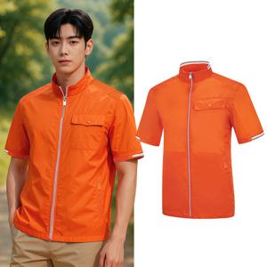 콜핑 남성 여름 발수 스트레치 반팔 경량 바람막이 자켓 KSC621PJ0M