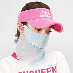 [체스]뒷리본 쿨 에어 여성골프 여름 자외선차단 마스크 여