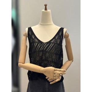 갤러리아_ab.f.z V넥 망사 그물 레이스 여름 조끼 ACZ3HW31H