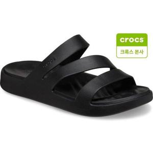 갤러리아_[크록스 본사]겟어웨이 스트래피 블랙 우먼 209587-001 여성샌들