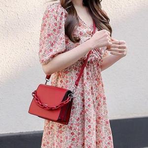 미니백 심플 포인트 체인 캐주얼 베이직 디자인 (W85F076)