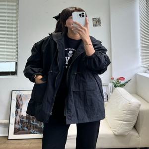 다비몽 / 기본이 가장 멋스러운 어텀 야상사파리(블랙/카키)