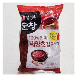 청정원 태양초 찰고추장 비닐 900g x 1개 33324