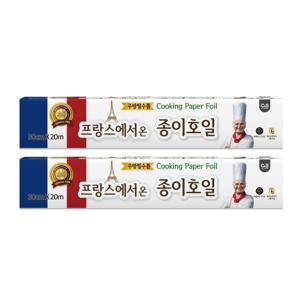 매직브라이트 에어 프라이어 종이호일 롤형 30cm x 20m 2개