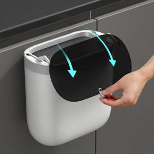 화장실 휴지통 슬림 벽걸이 종량제 쓰레기통 WFLZ6H3