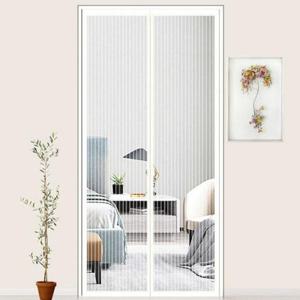 자석 모기장 문 현관 중문 사각 100cm 화이트 WFHRB7Y