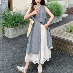 보네 레이스 나시 원피스