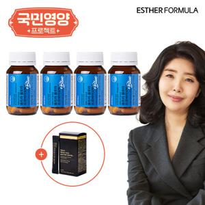 [국민영양] 여에스더 유산균 블루 8개월분(4병)+맥주효모 1박스