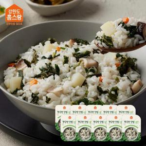[케이쇼핑]홈스랑 향긋한 강원나물밥 10팩 세트