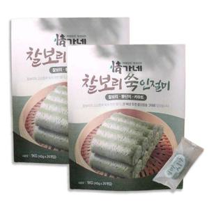 정가네 찰보리 쑥 인절미 50팩 + 콩고물 한팩