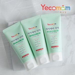 예꼬맘 어린이 치약 60g 3개 + 소형치약15g 3개 [무/저/고불소]