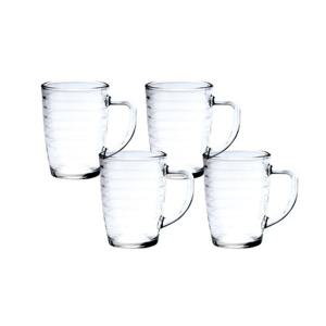 글라스락 내열강화 스트라이프머그 350ml 4개 세트