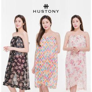 [브라더스골프]휴스토니 블라썸 도트 로즈 골프 샤워가운 여성용