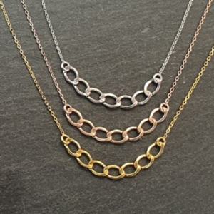 [애슬릿] 전체 실버 925 체인 메달 여자 은 목걸이_도금