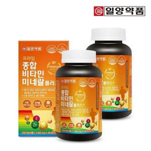 갤러리아_일양약품 프라임 종합비타민미네랄 플러스 180정 2병(12개월분)