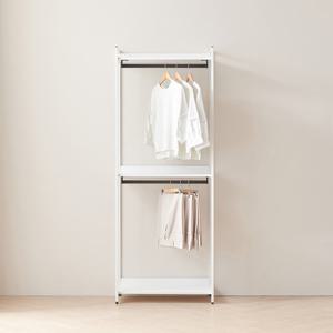 동서가구 시몬 시스템 철제 드레스룸 800 2단 행거 DF923363