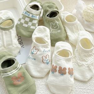 [루즈루나] 아모라 여름 여성 면 양말 레이스 블로퍼양말 덧신