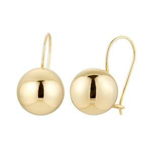 [도로시] 14k 엣지 통통원 귀걸이