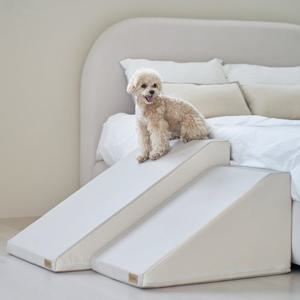 카라즈펫 강아지 계단 슬라이드 소형 슬개골 탈구 예방 미끄럼방지