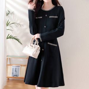 [몽벨리즈]리나트위드플레어원피스 mde2301158