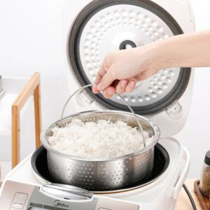 스텐 저당밥솥 찜통 17.5cm 저당질 저혈당 혈당감소 자취 3인용 미니 건강밥솥 다이어트 당뇨 P930