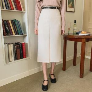 [린다샵]마빈 H라인 롱 스커트(벨트set)