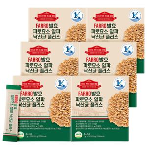 FARRO 엠머밀 파로효소 알파 낙산균 플러스 30포x6박스/6개월