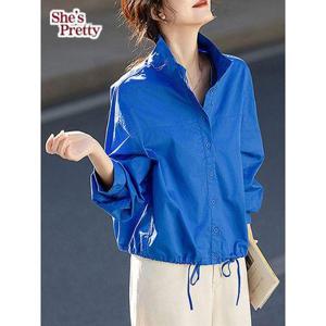 [쉬즈프리티]블루셔츠윈드자켓