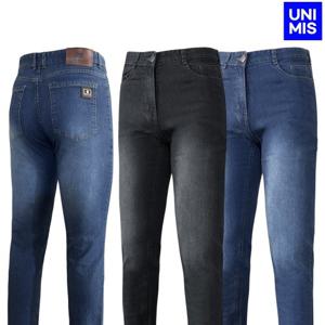 유니미스 남성 여름 사방스판 청바지
